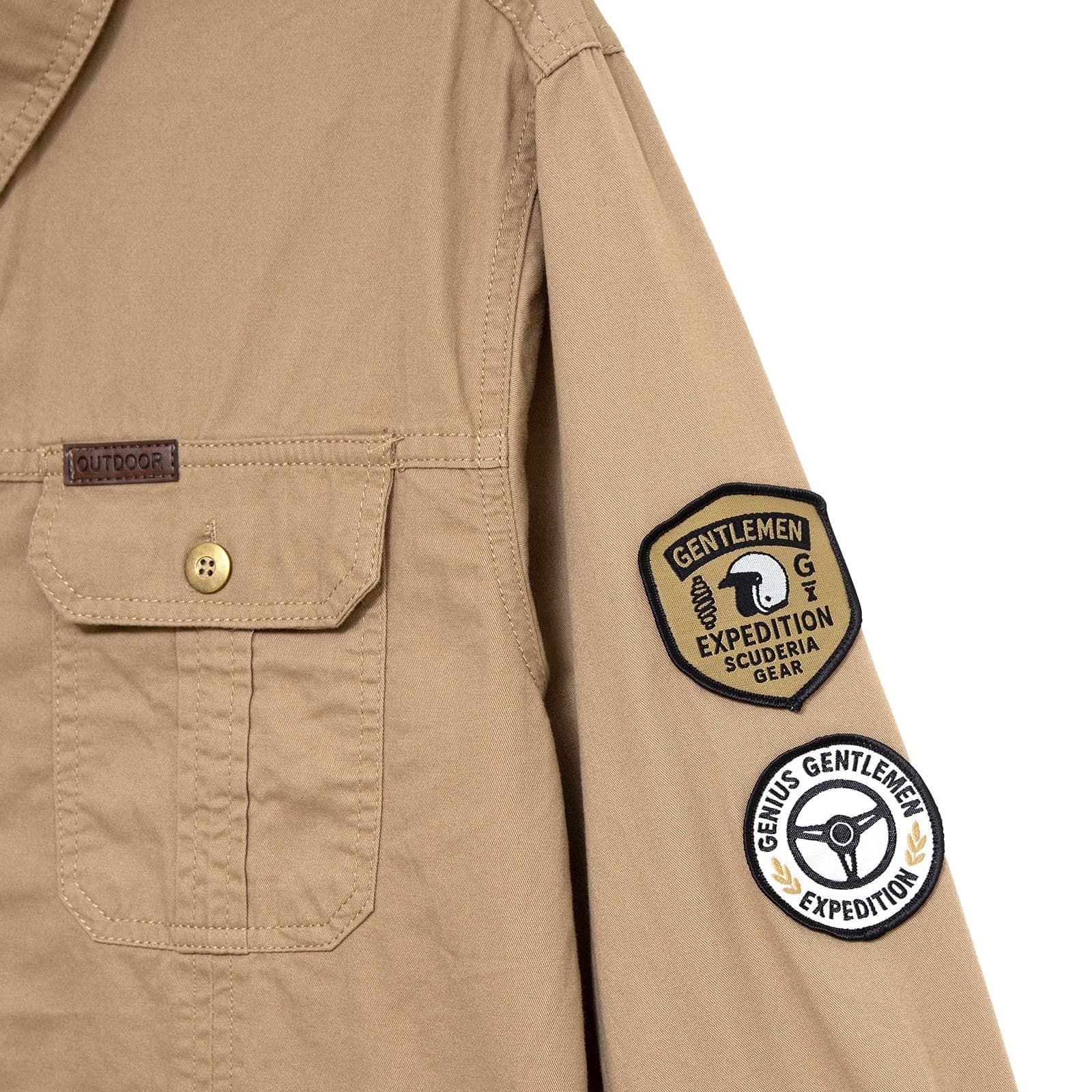 Gentlemen Expedition, The Expedition Shirt, màniga, pegats