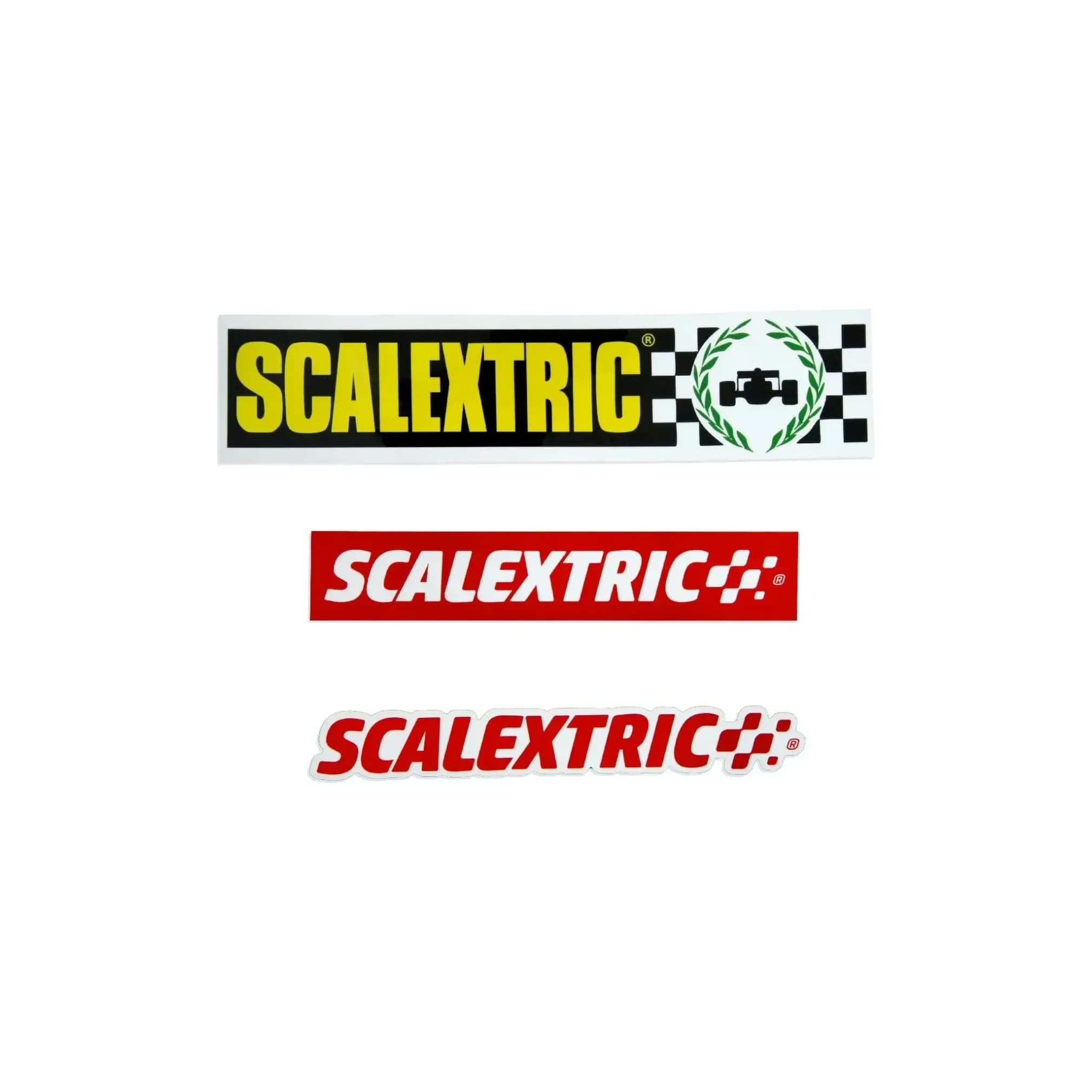 Scalextric, Pack d'adhesius heritage, contingut